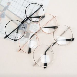 Retro Round Circle Frame Eyeglasses